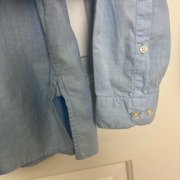 Allen Solly Men's Classic Fit Blue Shirt Size 38 - Picture 9 of 10